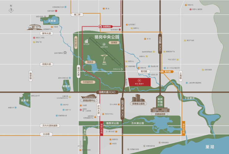 樾湾新房周边配套-价格尊龙凯时链接合肥琥珀星